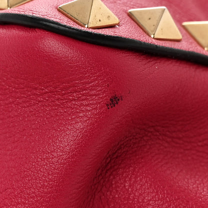 Valentino Garavani Vitello Medium Rockstud Tote Cyclamin 10 of 13
