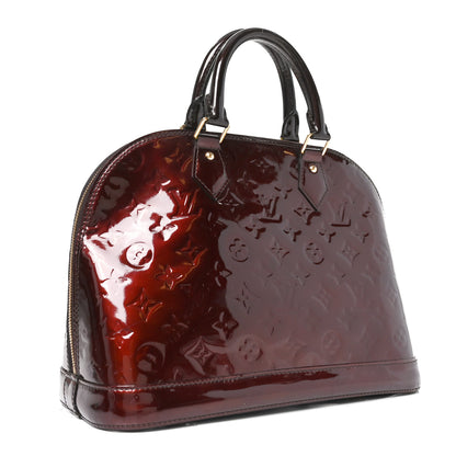 Louis Vuitton Vernis Alma PM Amarante 3 of 9