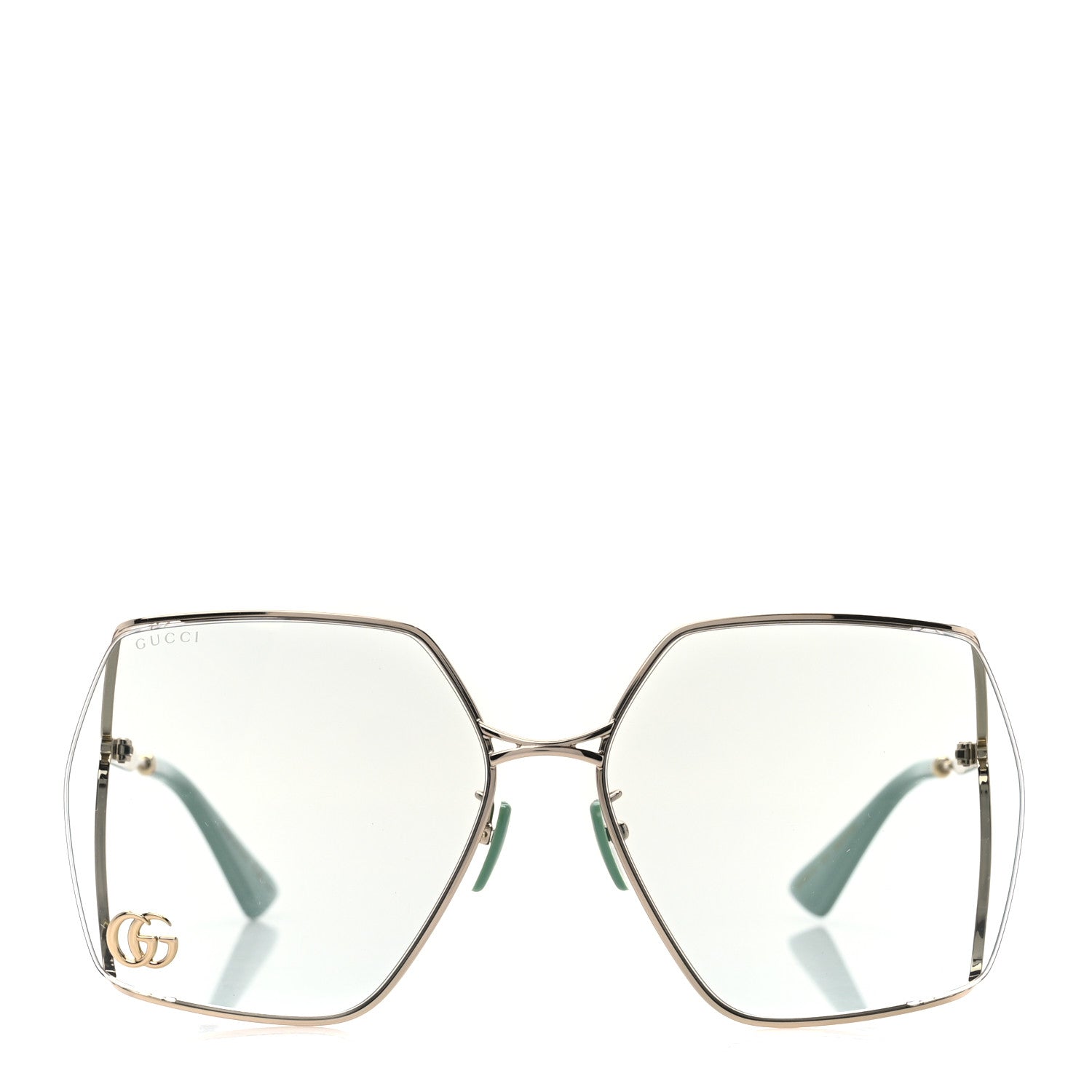 Gucci Metal Sunglasses GG0817S Green 2 of 8