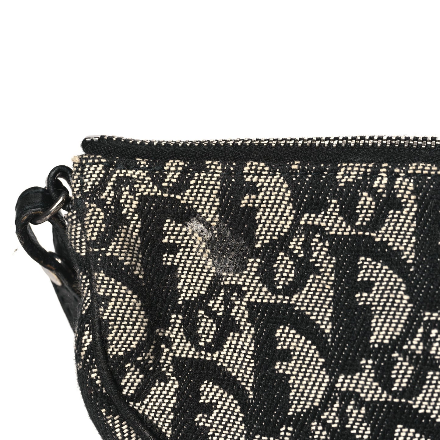 Monogram Mini Saddle Pochette Black