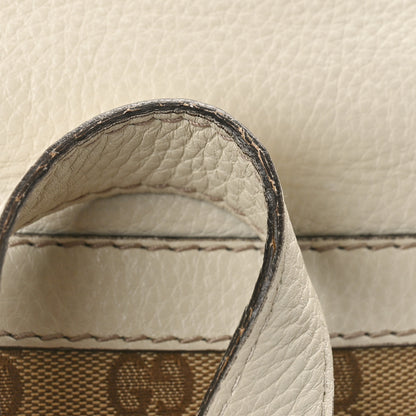 Gucci Monogram Calfskin Medium Bella Flap Bag Off White 13 of 18