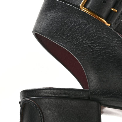 Valentino Garavani Calfskin Ankle Strap 60mm Sandals 41 Black 10 of 10