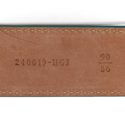 Fendi Vitello Elite Belt 90 36 Green 6 of 8