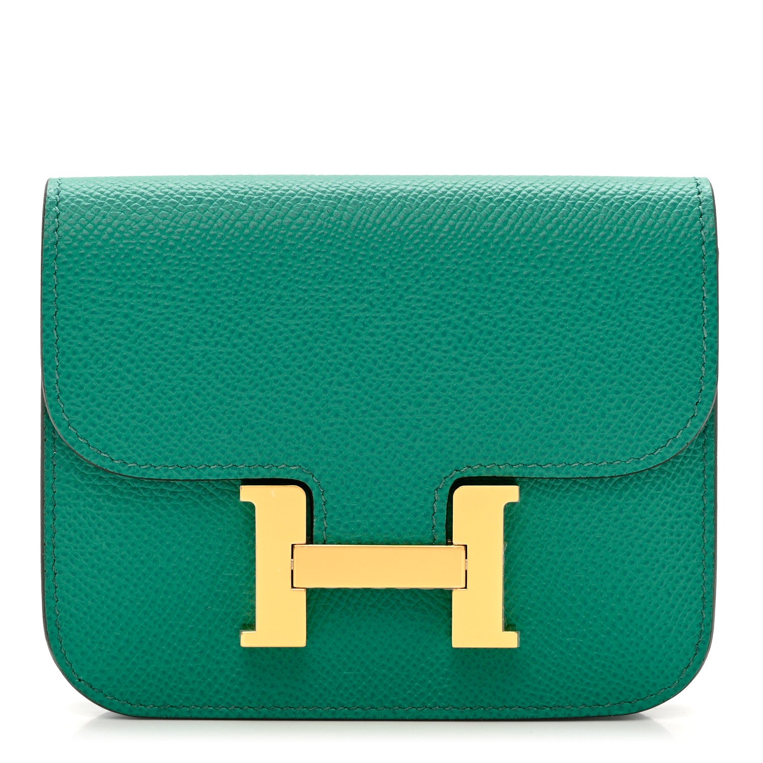 Hermes Epsom Constance Slim Wallet Vert Jade 1 of 8