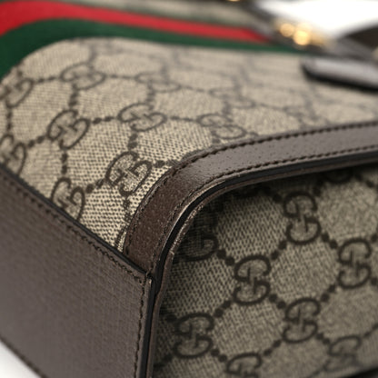 Gucci GG Supreme Monogram Small Ophidia Tote Bag Brown 11 of 14