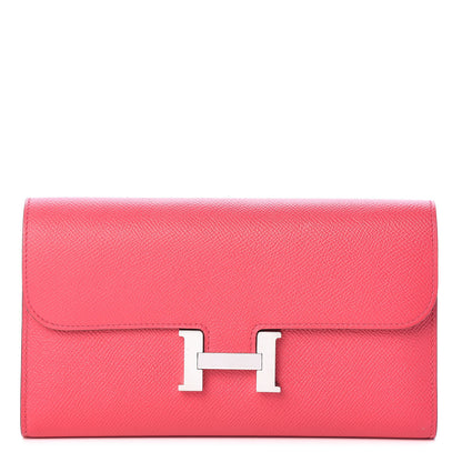 Hermes Epsom Constance Long Wallet Rose Extreme 1 of 10