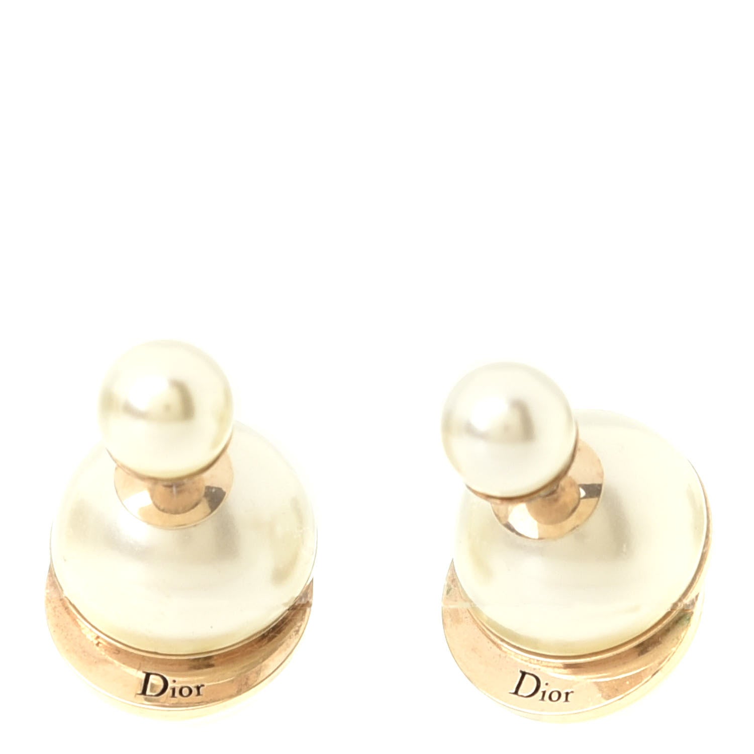 Christian Dior Pearl Mise En Dior Tribal Earrings 1 of 3