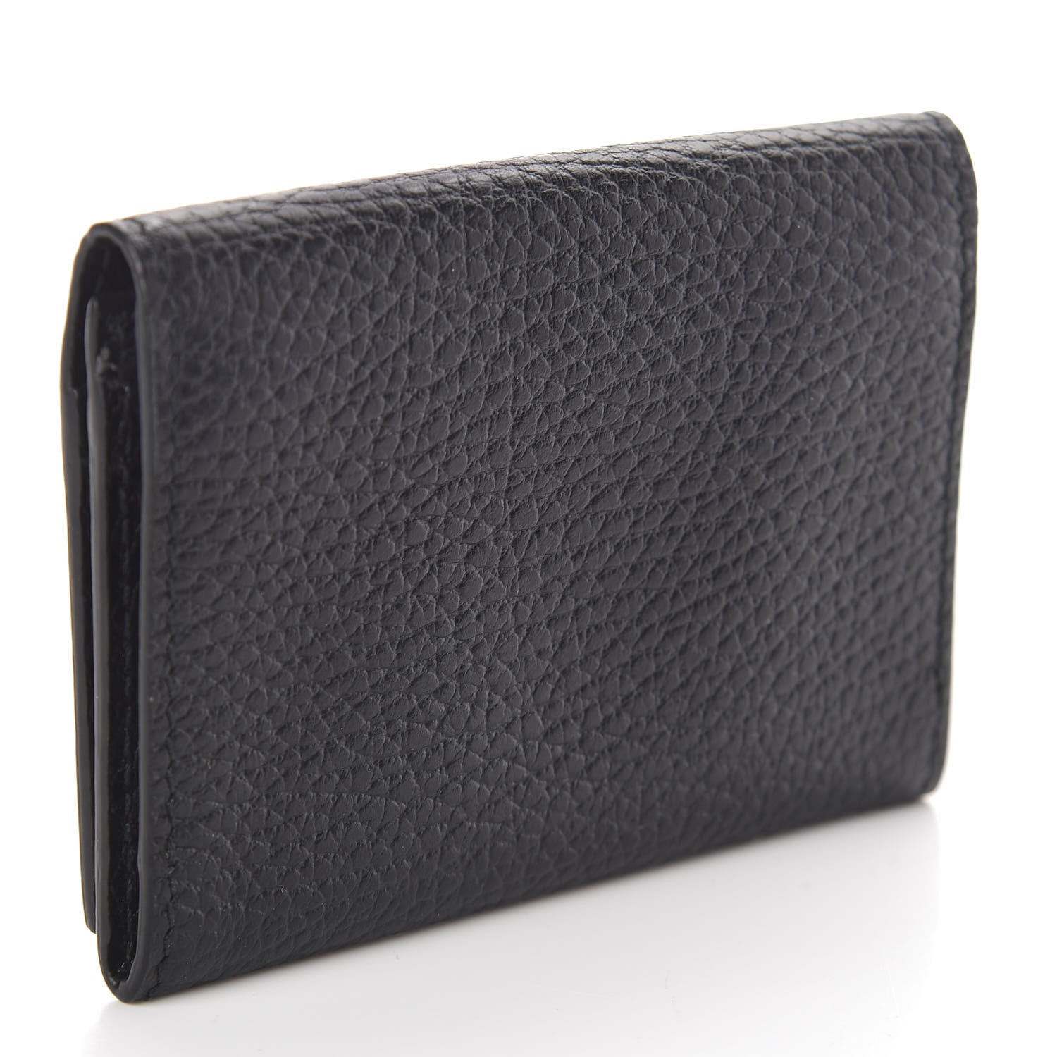Gucci Calfskin Flap Card Case Black 3 of 6