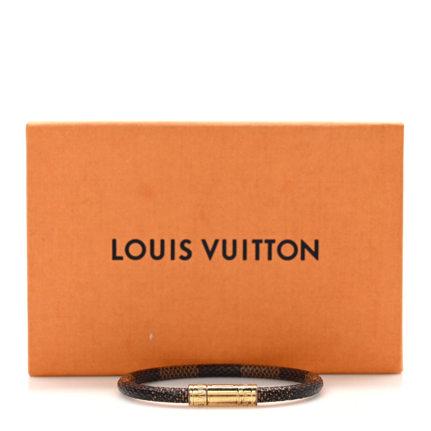 Louis Vuitton Damier Ebene Keep It Bracelet 19 6 of 6