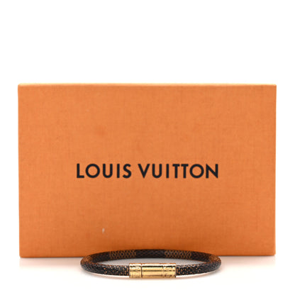 Louis Vuitton Damier Ebene Keep It Bracelet 19 6 of 6