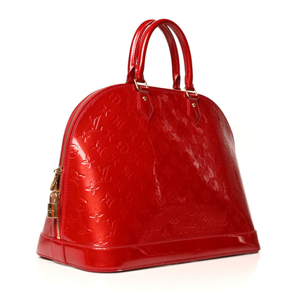 Louis Vuitton Vernis Alma GM Pomme D'Amour 2 of 17
