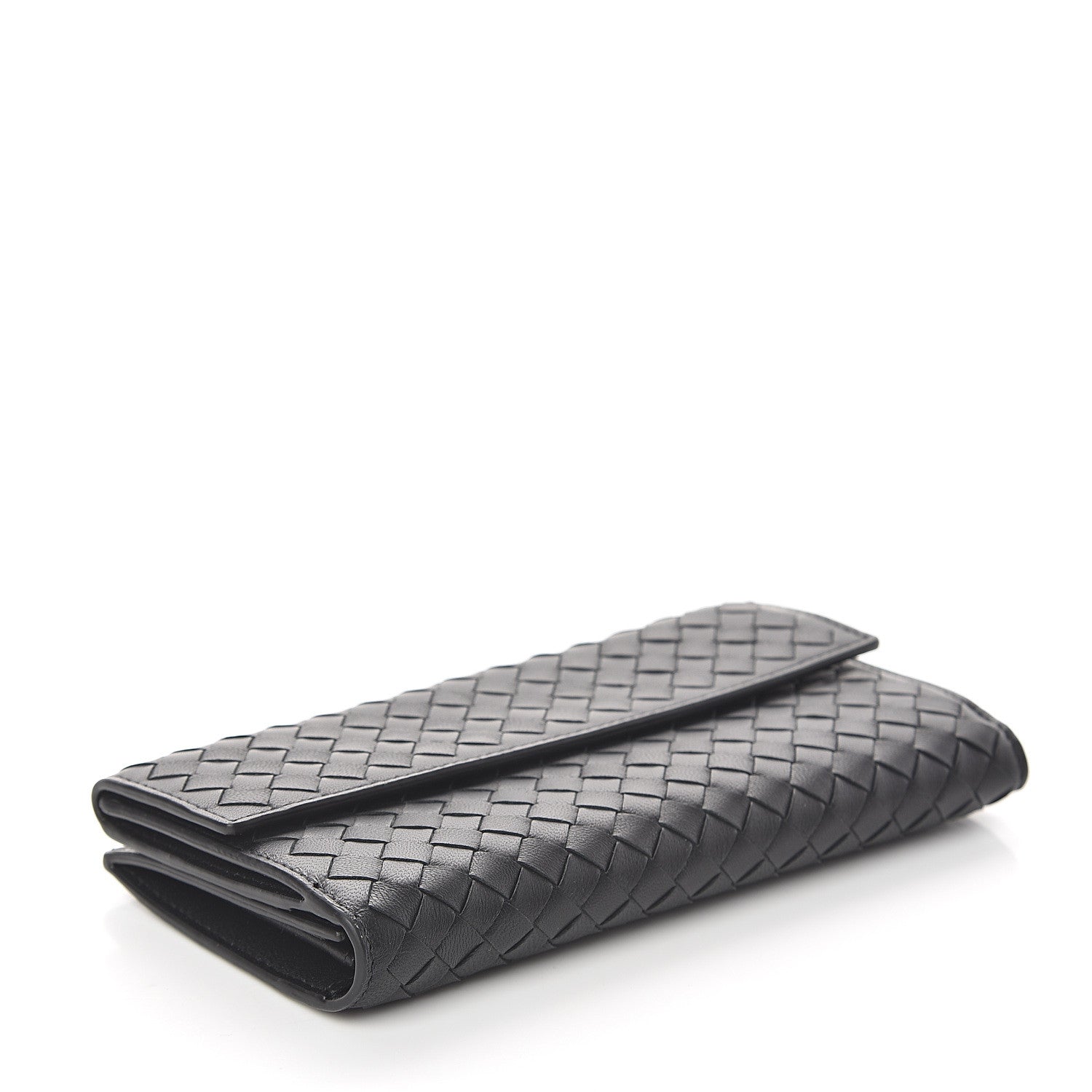 Bottega Veneta Nappa Intrecciato Continental Wallet Black 3 of 5