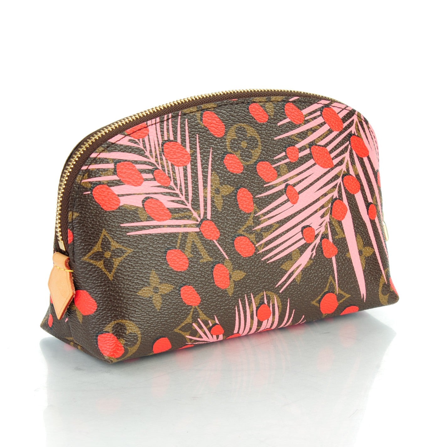 Louis Vuitton Monogram Jungle Dots Cosmetic Pouch Sugar Pink Poppy 3 of 7