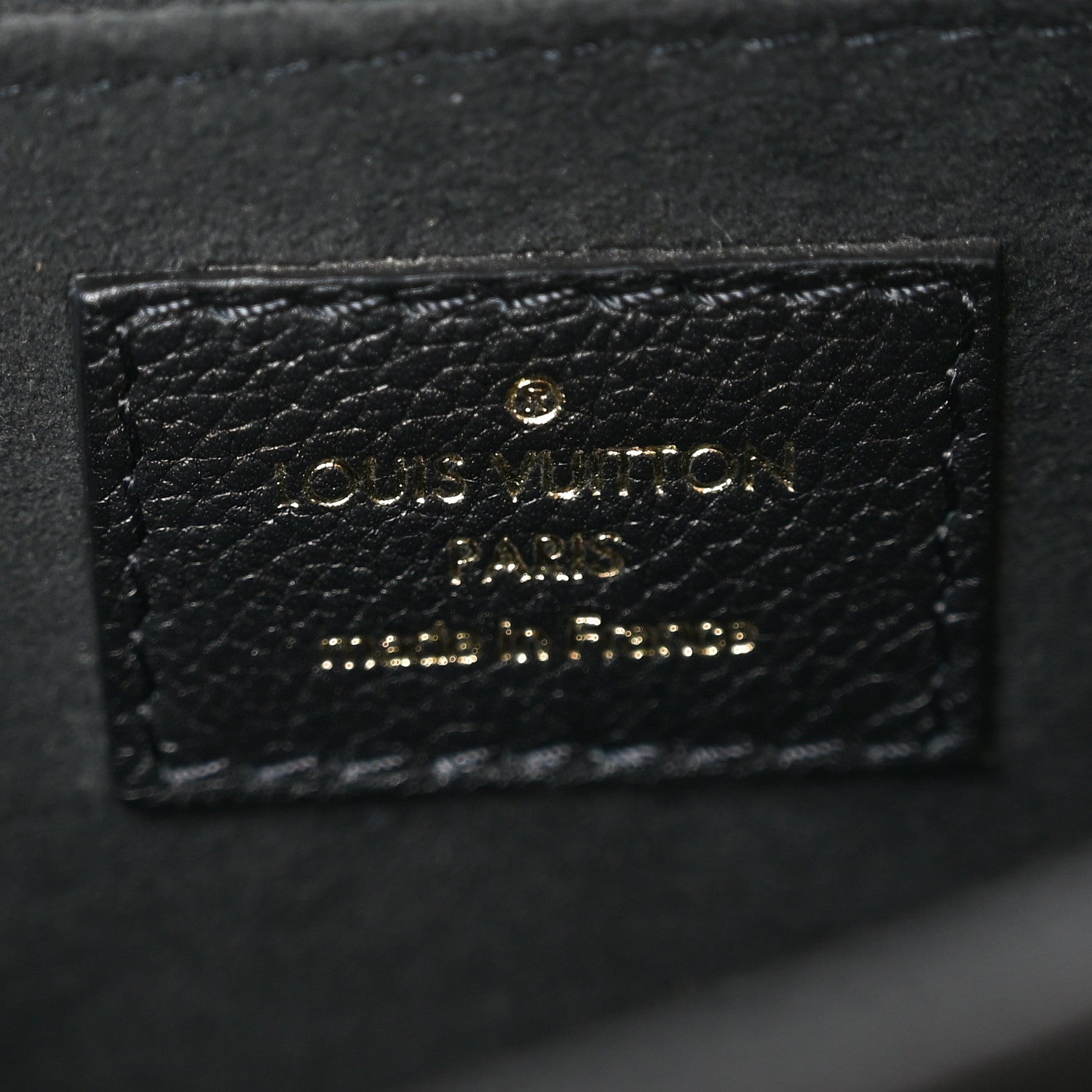 Louis Vuitton Grained Calfskin Lockme Chain Bag PM Black 5 of 8