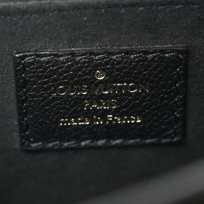 Louis Vuitton Grained Calfskin Lockme Chain Bag PM Black 5 of 8