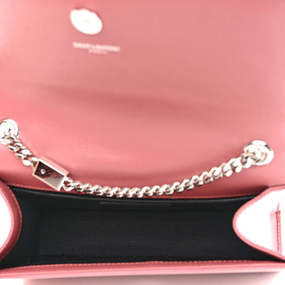 Saint Laurent Grain De Poudre Small Classic Monogram Kate Satchel Mystic Rose 5 of 10