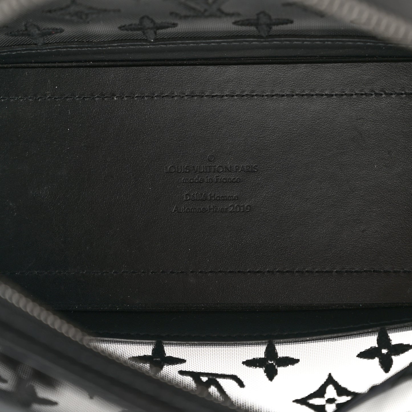 Monogram See Through Soft Trunk Black