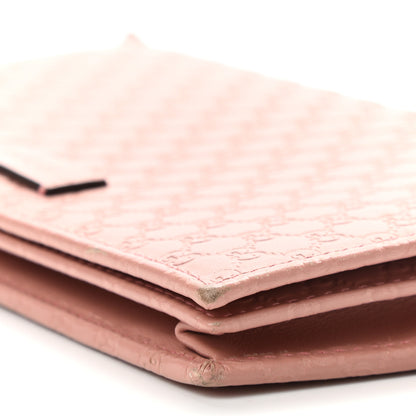 Gucci Microguccissima Crossbody Wallet Soft Pink 7 of 8