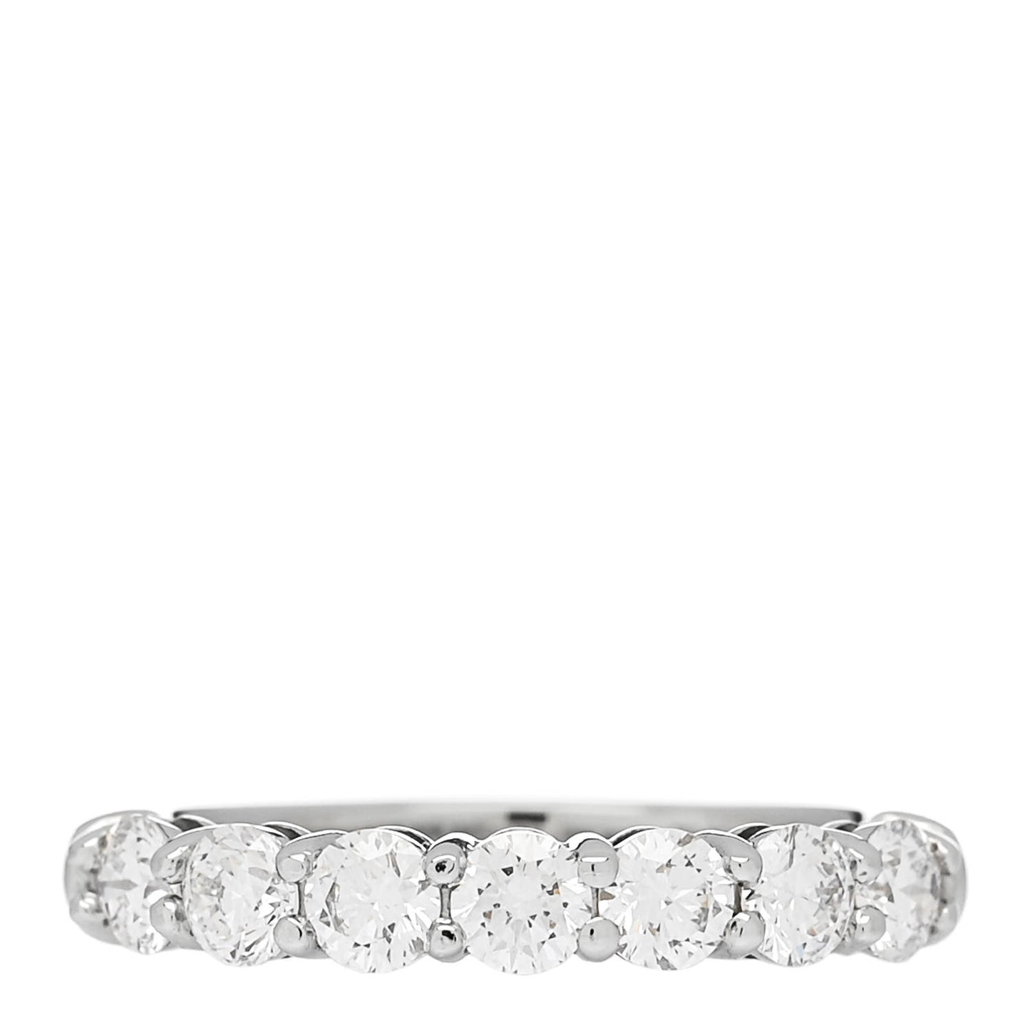 Platinum Diamond 3mm Embrace Half Circle Band Ring 45 3.25
