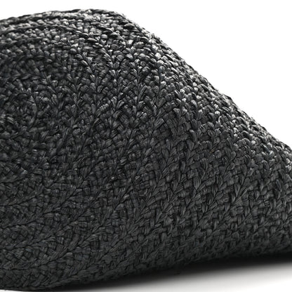 Saint Laurent Raffia Panier Bag Black 9 of 11