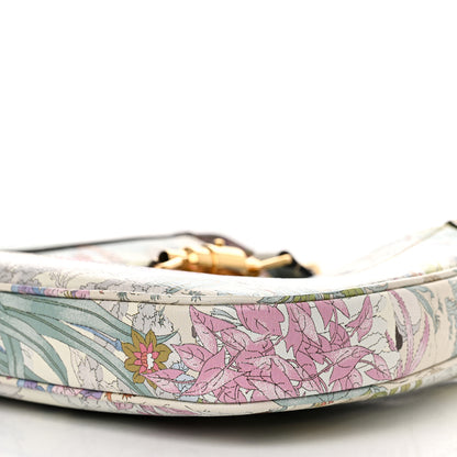 Gucci New Shangai Calfskin Tiger Savanah Small Jackie 1961 Hobo Chalky White Multicolor 10 of 11