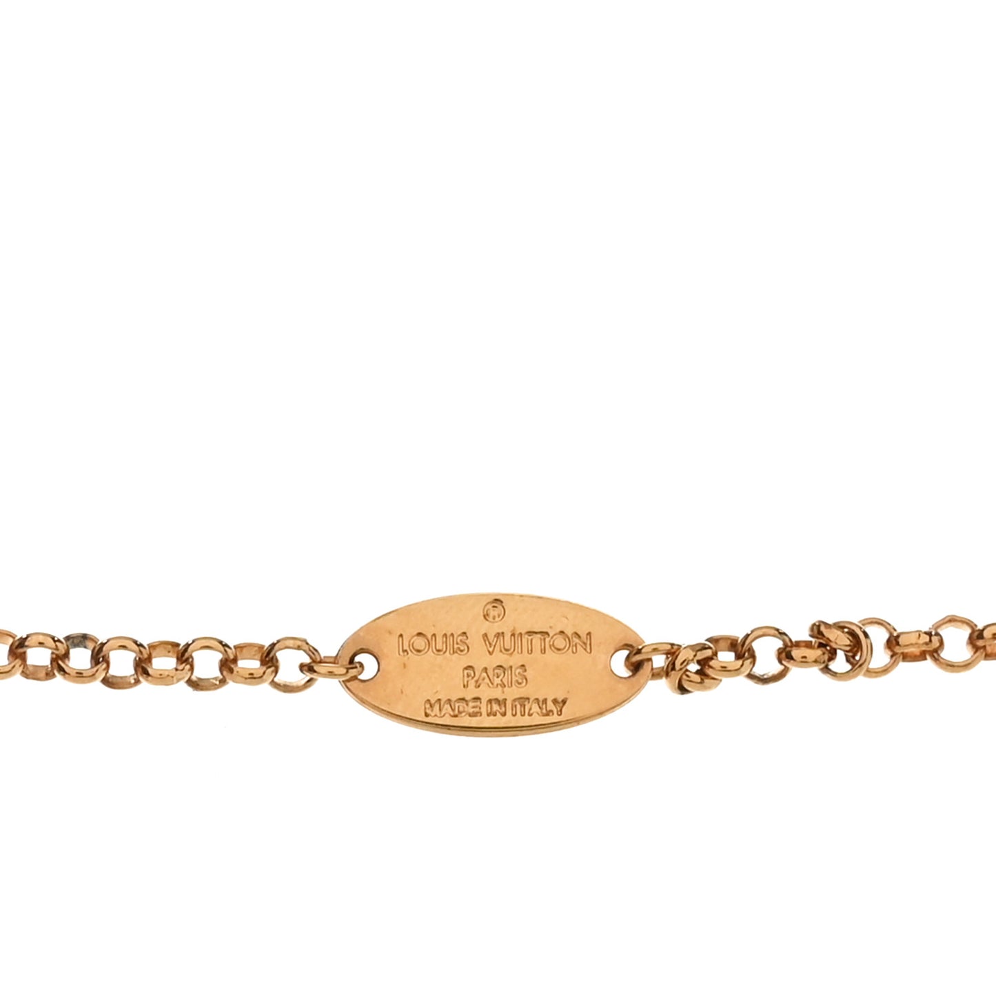 Metal Baby Louis Necklace Gold