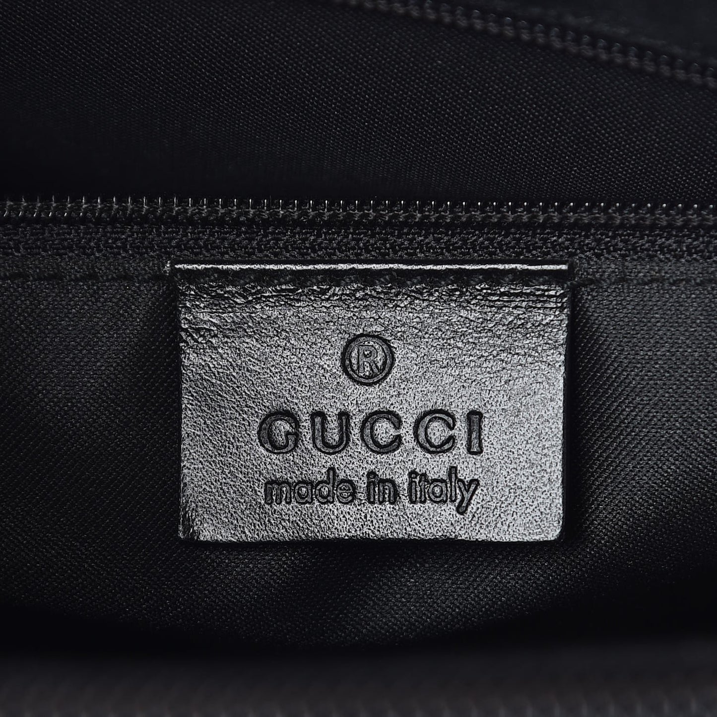 Monogram Bamboo Top Handle Tote Black