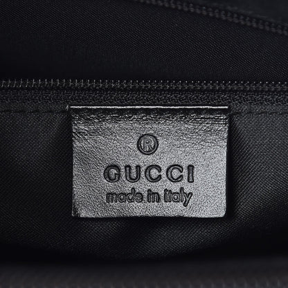 Gucci Monogram Bamboo Top Handle Tote Black 6 of 7