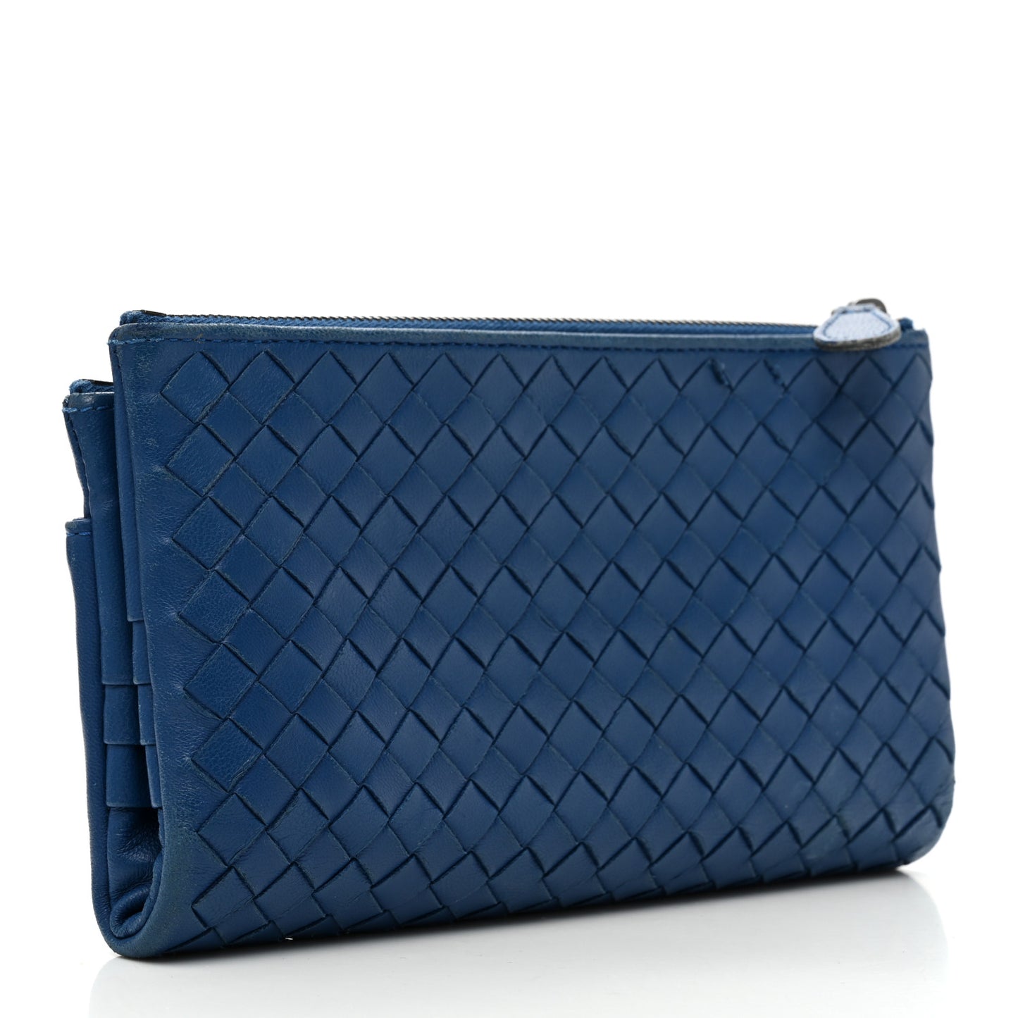 Nappa Intrecciato Fold Over Wallet Empire