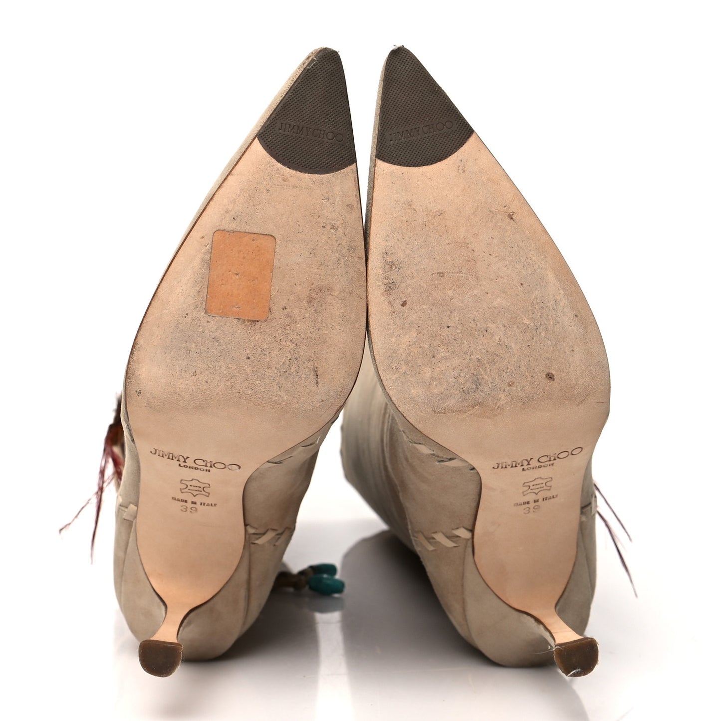 Suede Dreamcatcher Boots 39 Beige