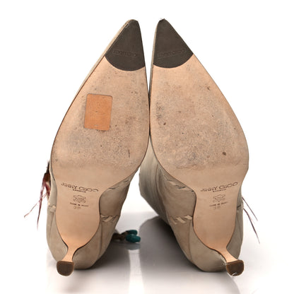 Jimmy Choo Suede Dreamcatcher Boots 39 Beige 5 of 7