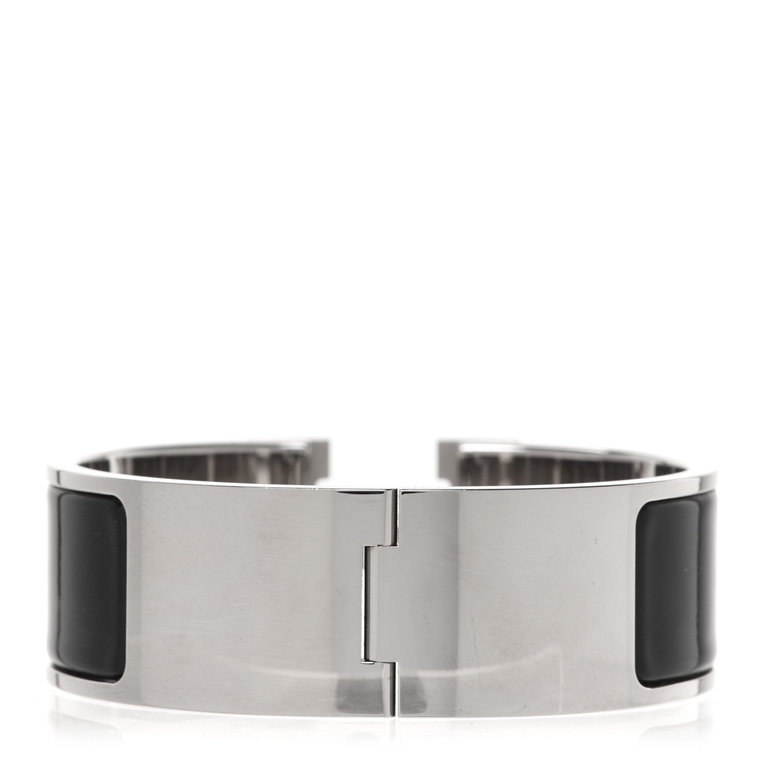 Hermes Enamel Wide Clic Clac H Bracelet PM Black 3 of 6