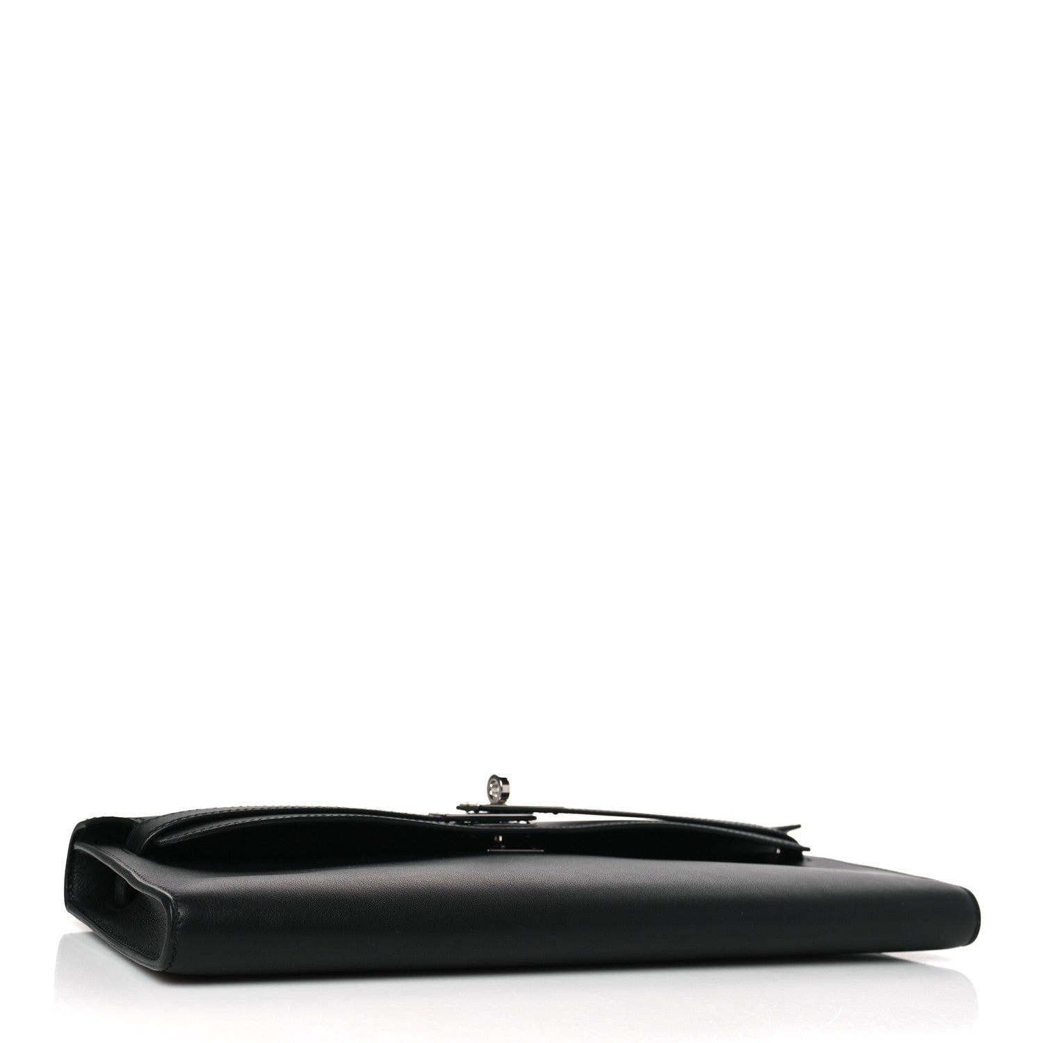 Hermes Swift Kelly Cut Clutch Pochette Black 4 of 9