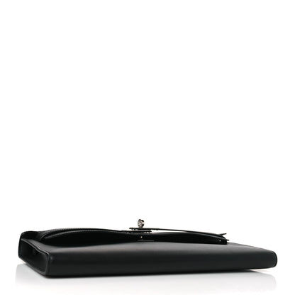 Hermes Swift Kelly Cut Clutch Pochette Black 4 of 9