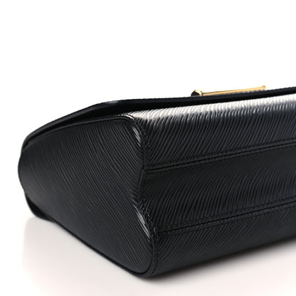 Louis Vuitton Epi Twist Braided Strap Shoulder Bag MM Black 7 of 9