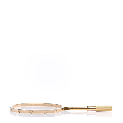 Cartier 18K Yellow Gold Small LOVE Bracelet 16 5 of 10