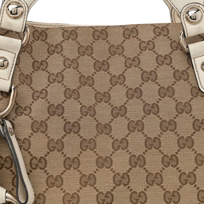 Gucci Monogram Medium Icon Bit Tote Off White 8 of 13