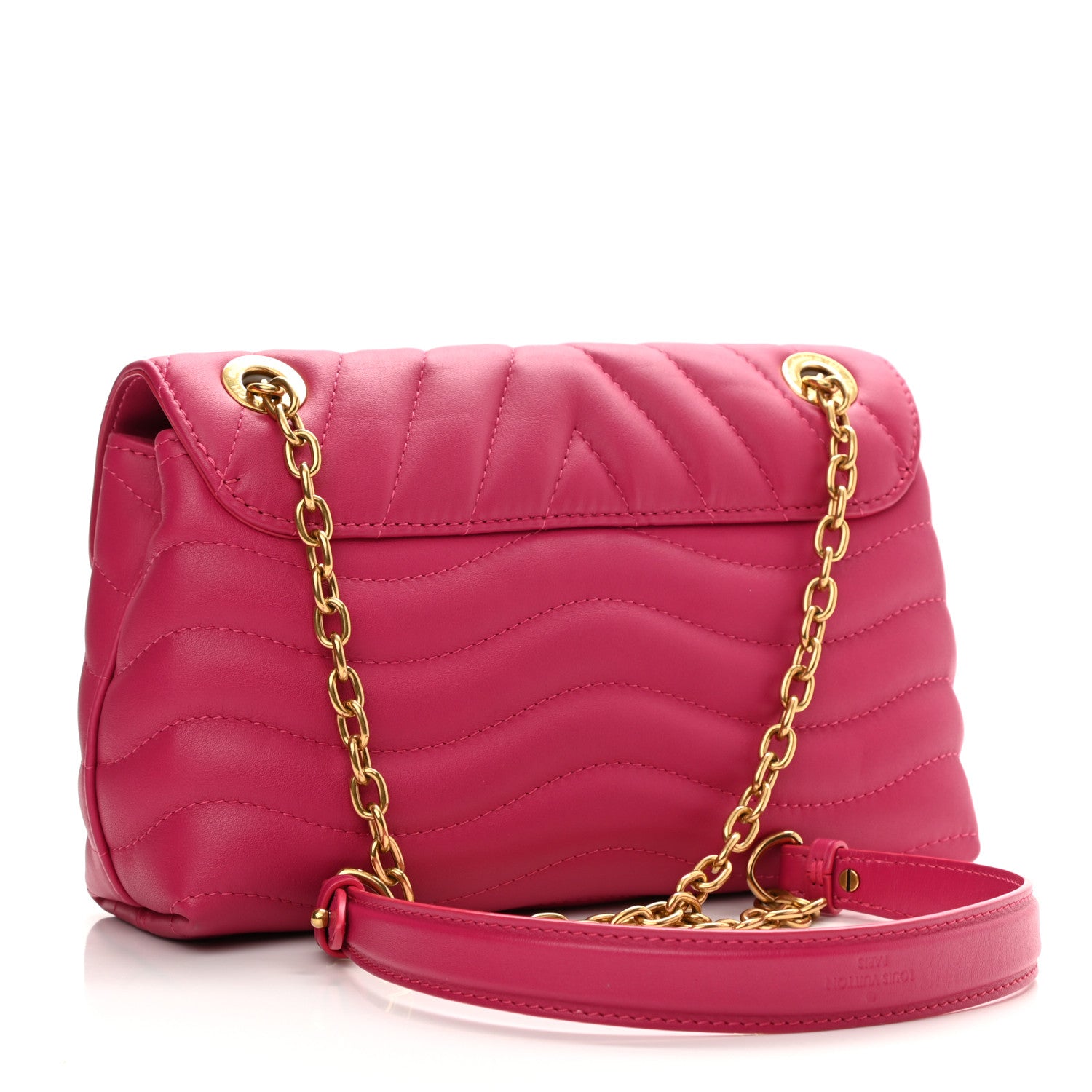 Louis Vuitton Calfskin LV New Wave Chain Bag Rose Freesia 3 of 9
