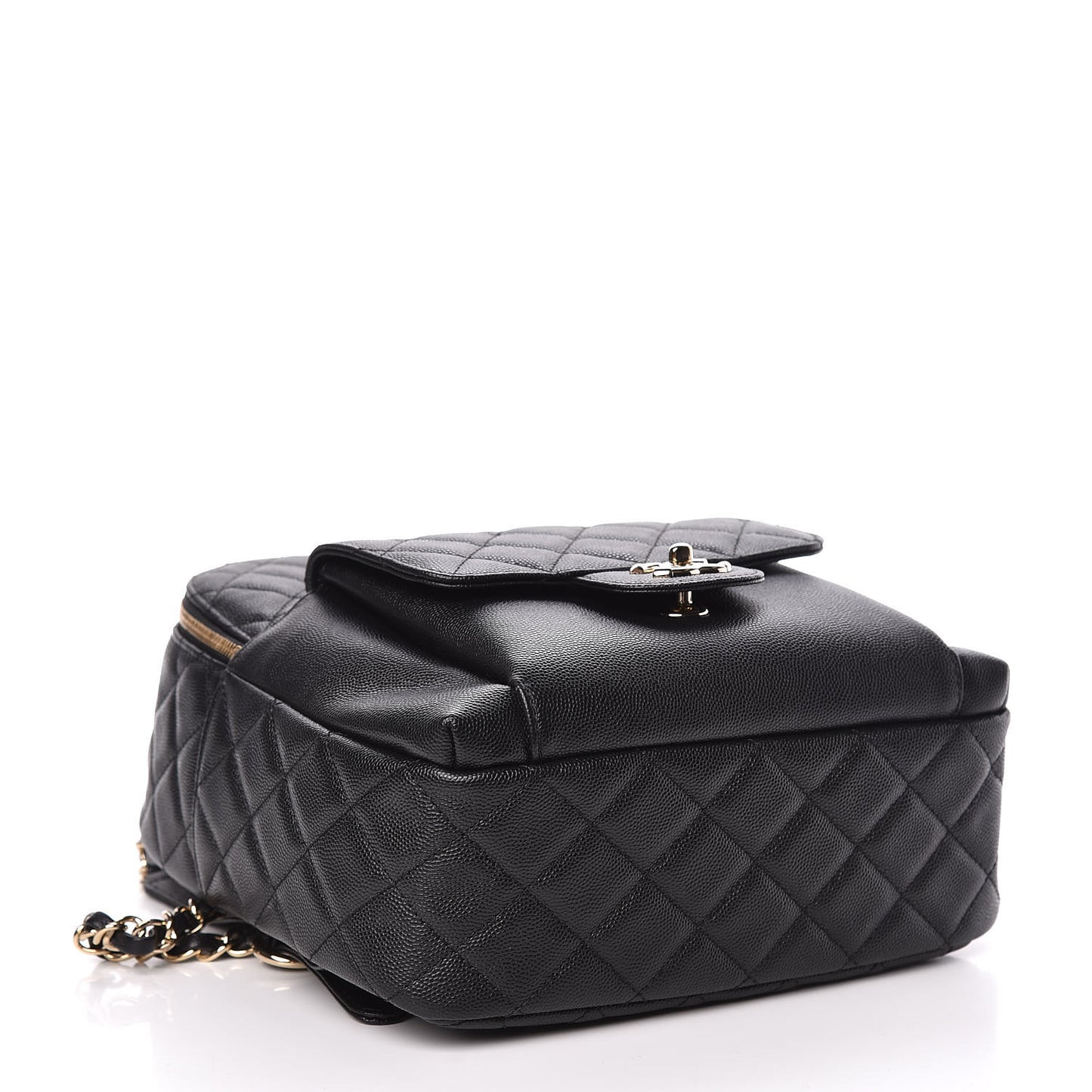 Caviar Quilted Large CC Day Backpack Black