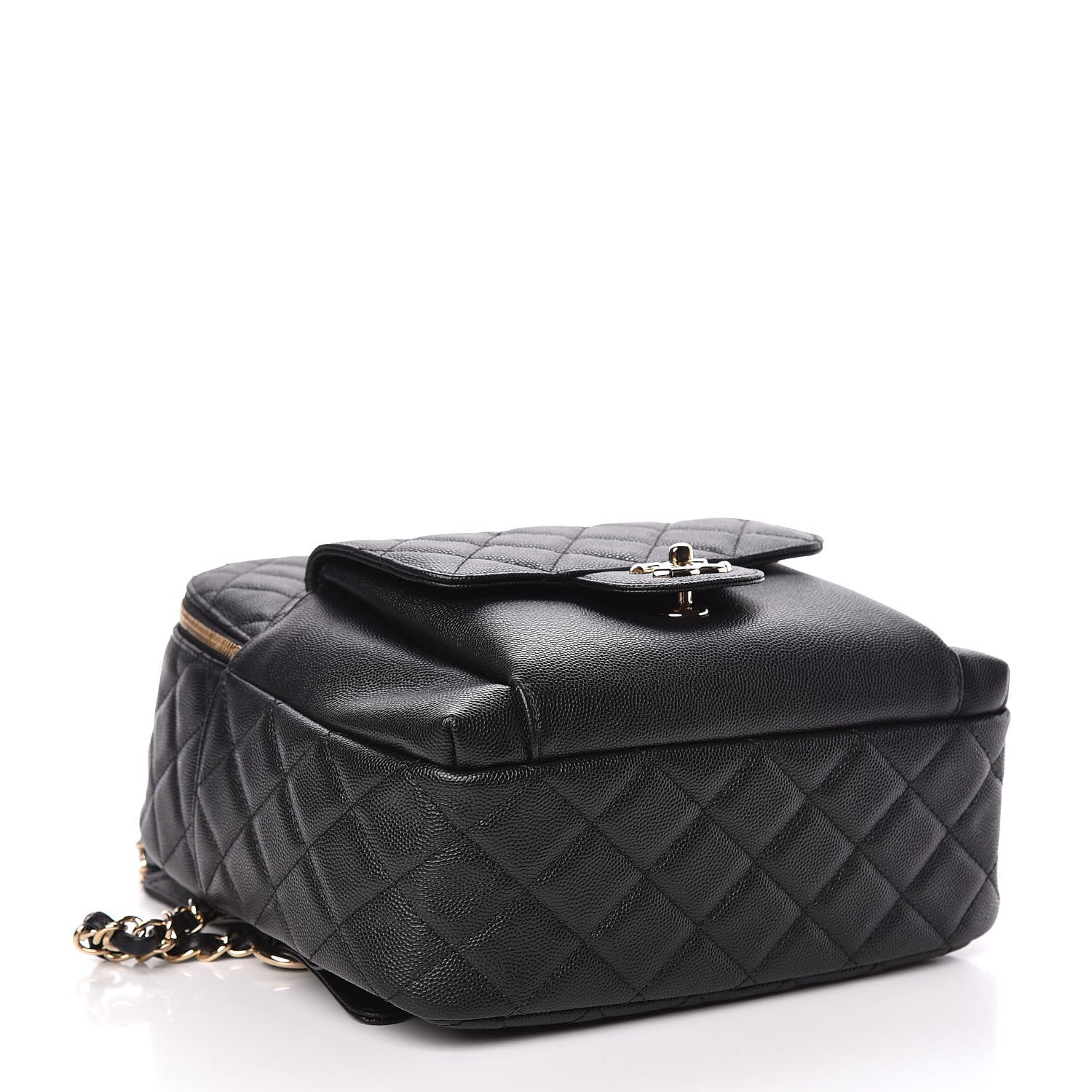 Chanel Caviar Quilted Large CC Day Backpack Black 4 of 10