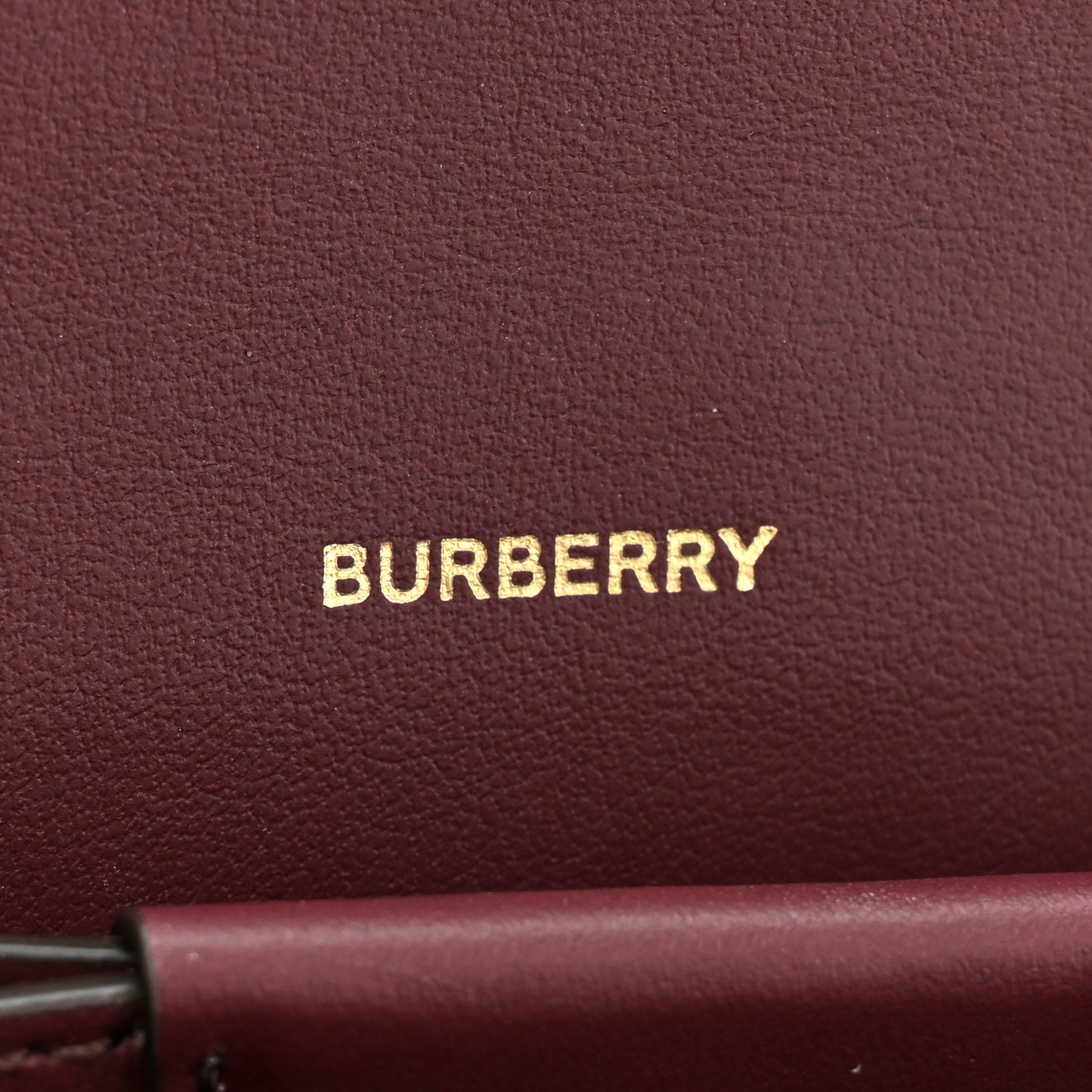 Calfskin Logo Hazelmere Wallet With Detachable Strap Deep Maroon