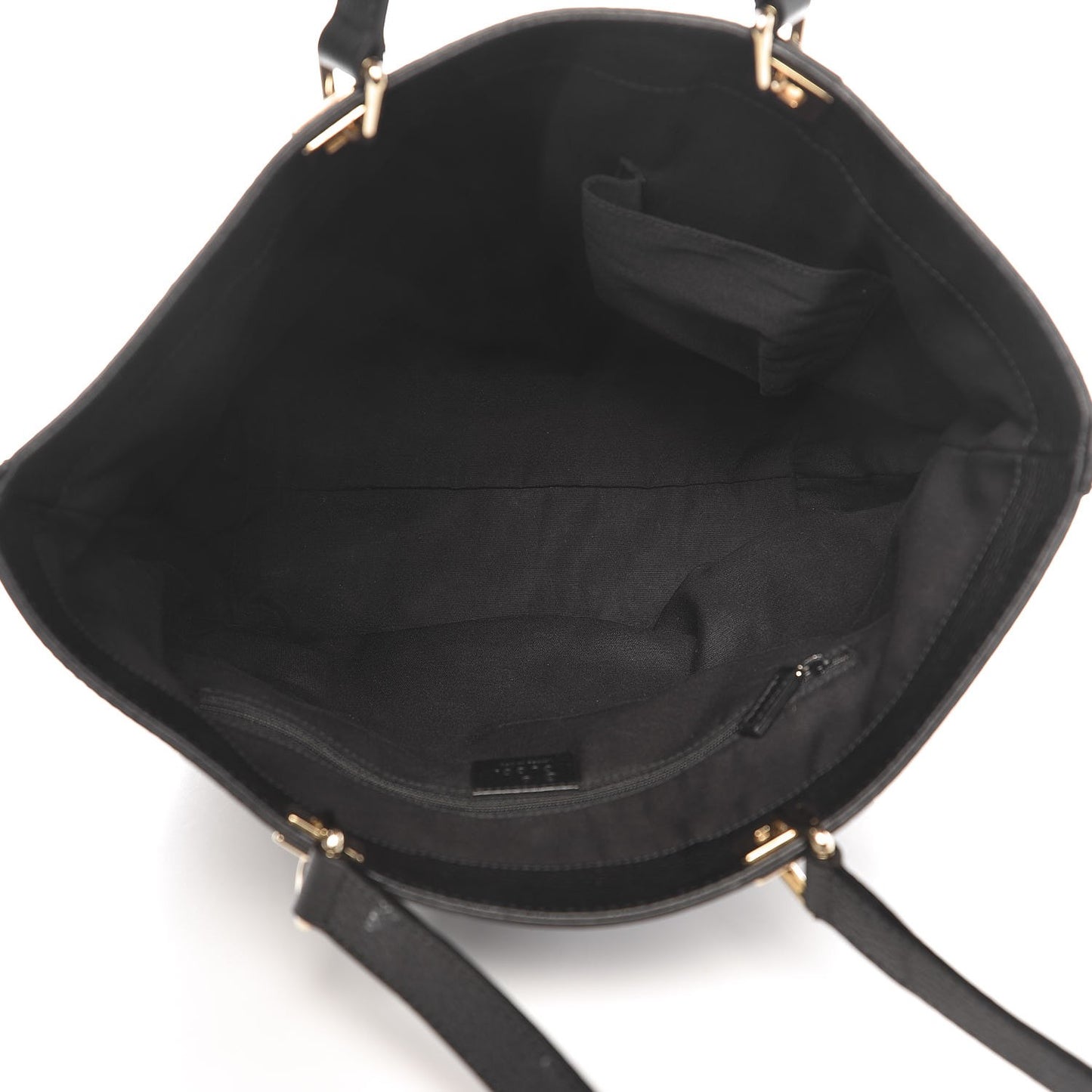 Monogram Bucket Tote Black