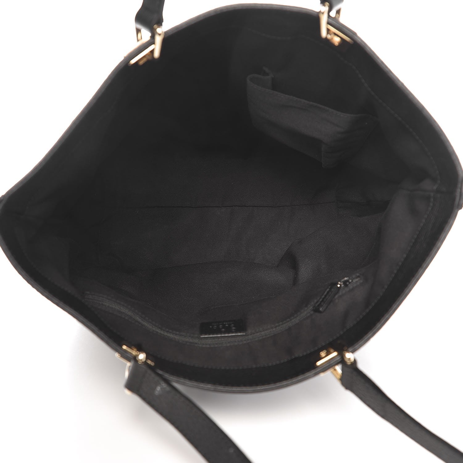 Gucci Monogram Bucket Tote Black 5 of 15
