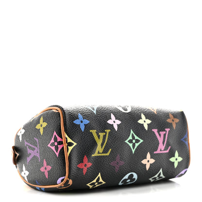 Louis Vuitton Monogram Multicolor Mini Sac HL Speedy Black 4 of 9