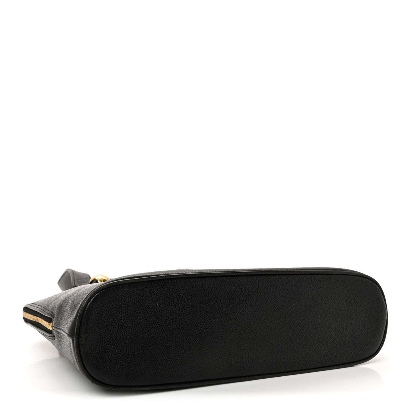 Caviar Large CC Shoulder Bag Black