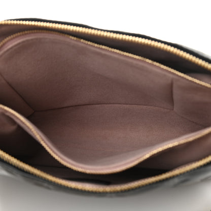Louis Vuitton Lambskin Embossed Monogram Coussin PM Black 5 of 12