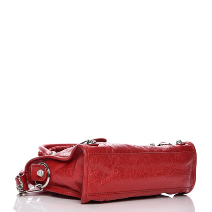 Balenciaga Agneau Giant 12 Silver Hardware Mini City Rouge Cardinal 5 of 8
