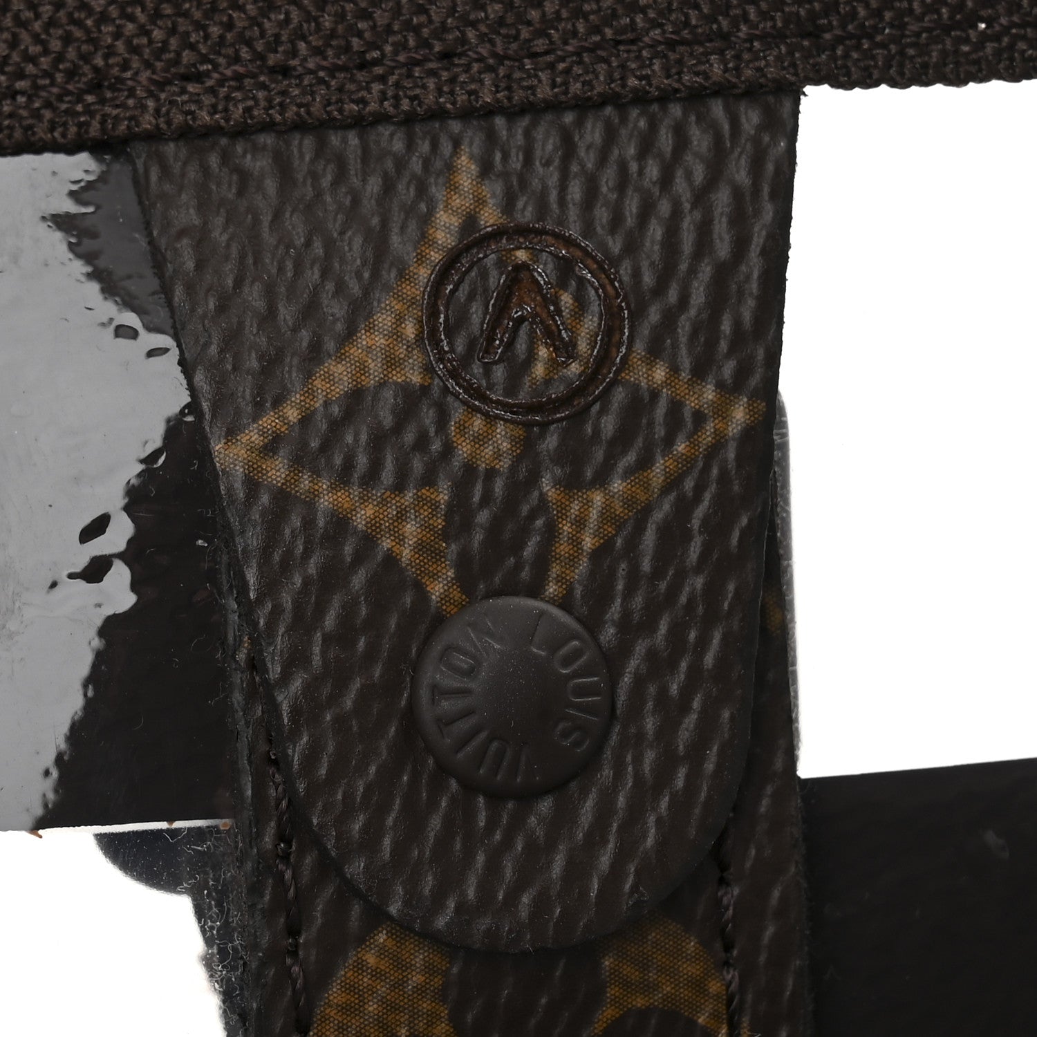 Louis Vuitton PVC Monogram Chess Keepall Bandouliere 50 6 of 8
