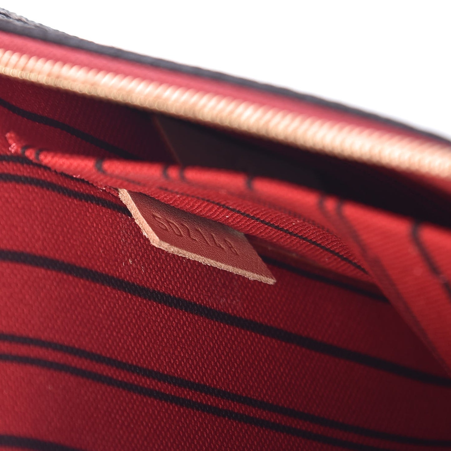 Monogram Neverfull MM GM Pochette Cherry