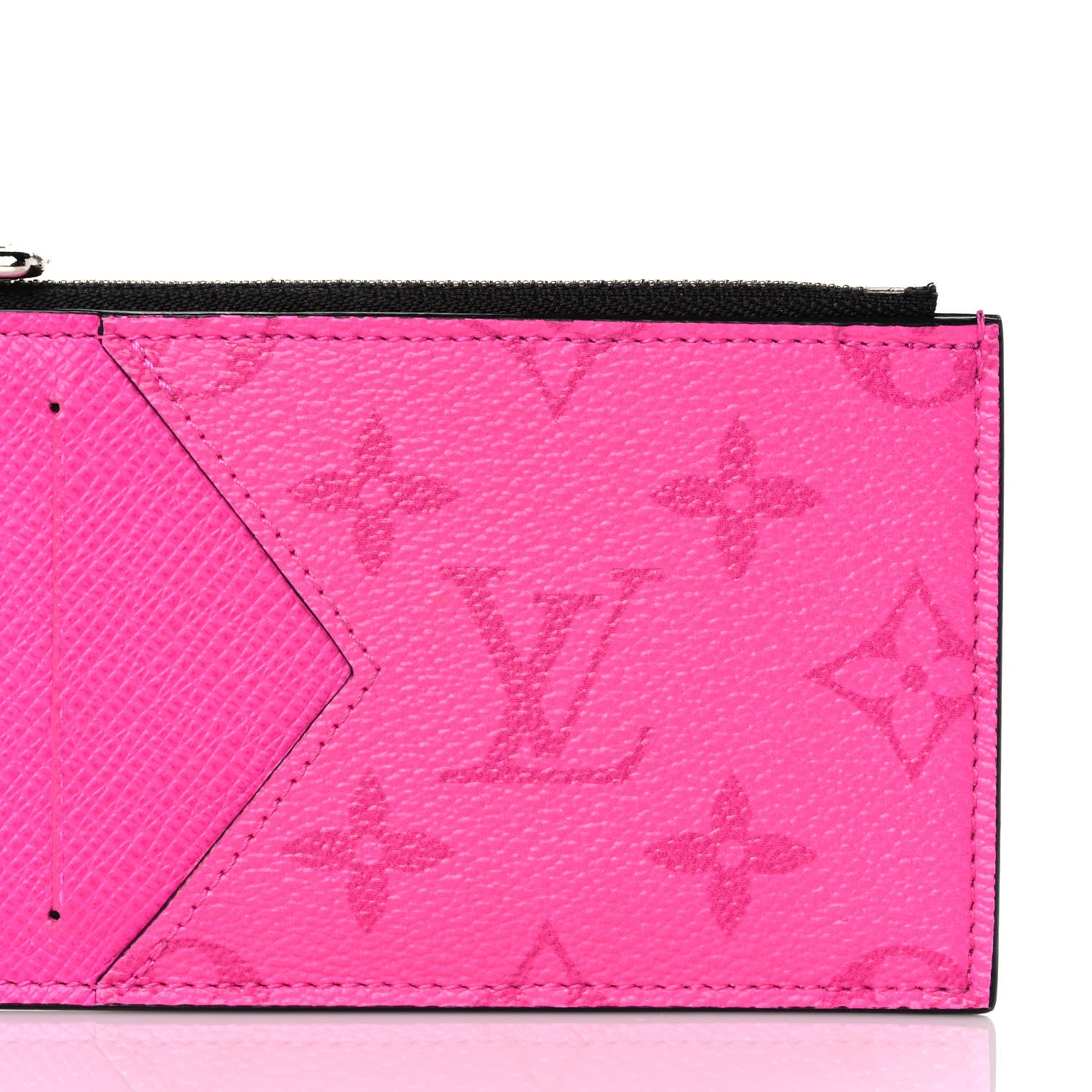 Louis Vuitton Taigarama Coin Card Holder Fuchsia 7 of 7